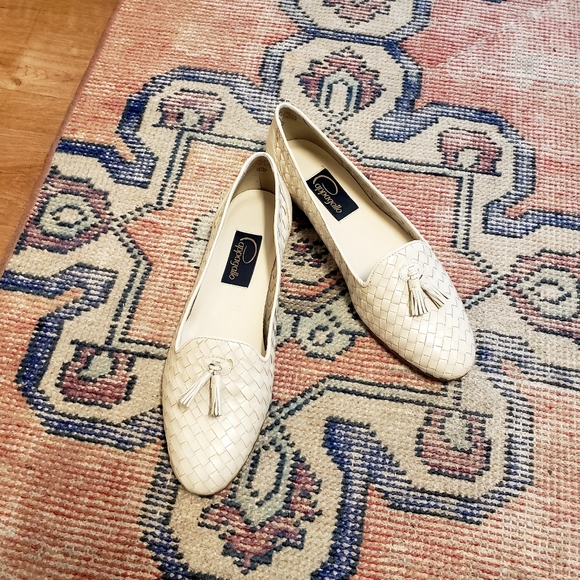 Vintage Shoes - Vintage Capagallo Woven Tassel Flats